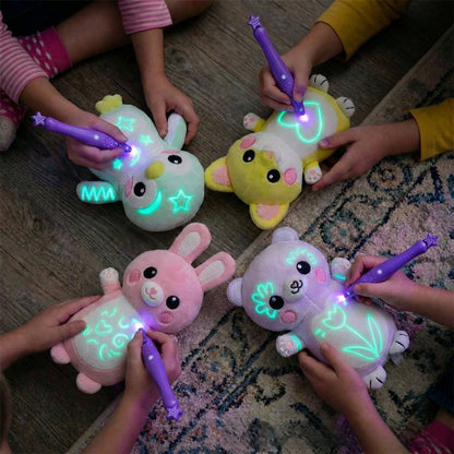 Luminous Animal Plush Doll with Glow Pen