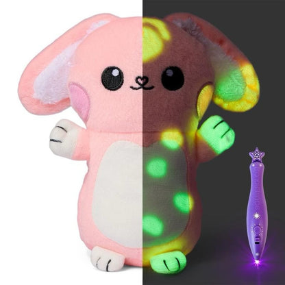 Luminous Animal Plush Doll with Glow Pen