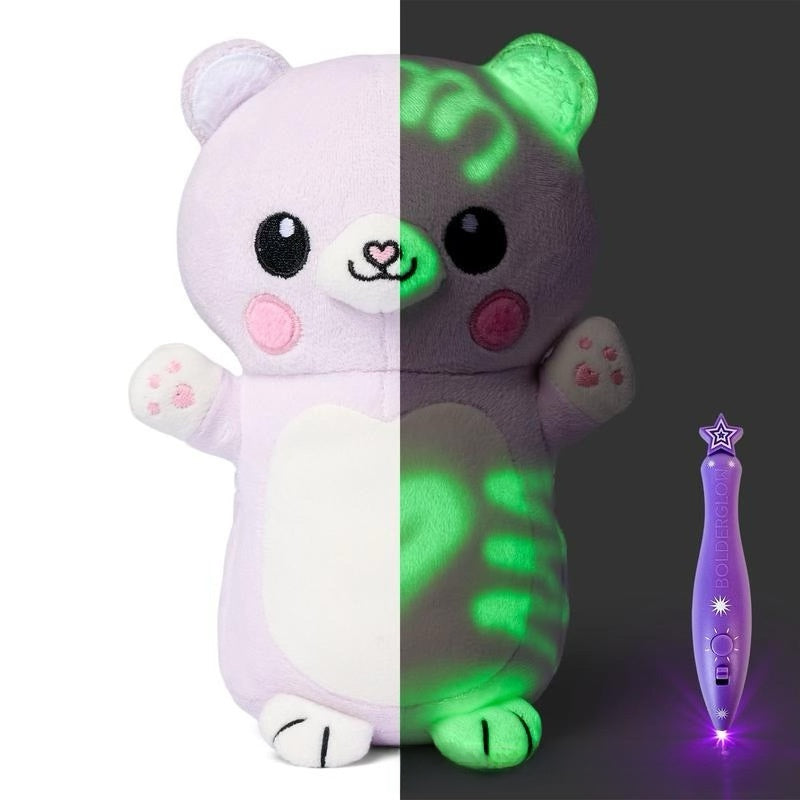 Luminous Animal Plush Doll with Glow Pen